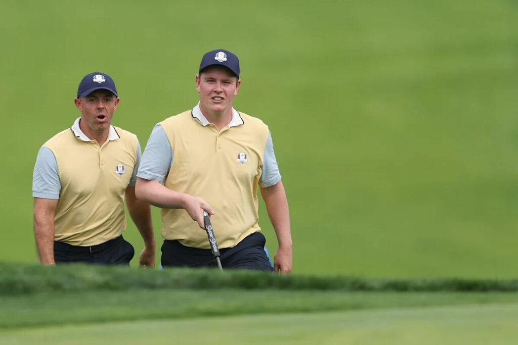 Robert MacIntyre reacts to being put in the same group as Rory McIlroy and Chris Gotterup at the Scottish Open Robert MacIntyre reacts to being put in the same group as Rory McIlroy and Chris Gotterup at the Scottish Open