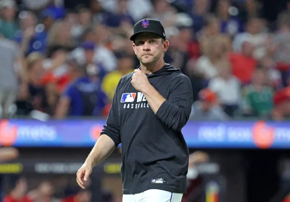 Andy Green is pictured during the Mets’ July 10 game against the <a class="link " href="https://sports.yahoo.com/mlb/teams/boston/" data-i13n="sec:content-canvas;subsec:anchor_text;elm:context_link" data-ylk="slk:Red Sox;sec:content-canvas;subsec:anchor_text;elm:context_link;itc:0" data-yga="{"yLinkElement":"context_link","yModuleName":"content-canvas","yLinkText":"Red Sox","ySubModuleName":"anchor_text","yHasCommerce":false}">Red Sox</a>. Charles Wenzelberg