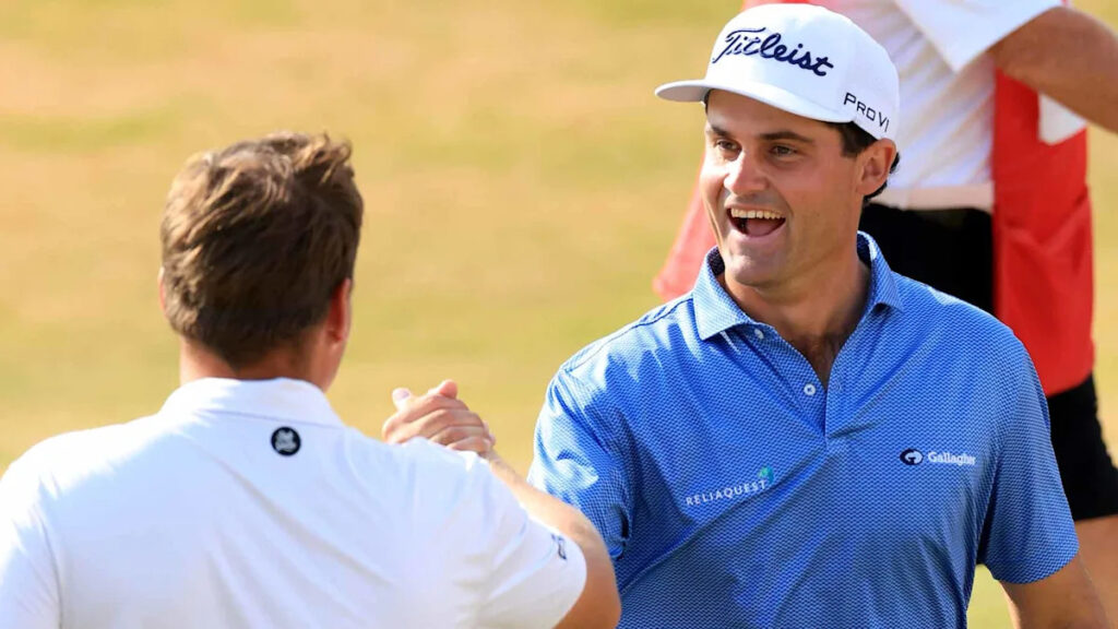 He’s a links-golf rookie. And he leads the Open Championship He’s a links-golf rookie. And he leads the Open Championship