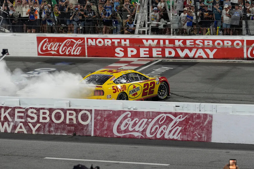 Joey Logano wins NASCAR Cup race at North Wilkesboro in July 2026 Joey Logano wins NASCAR Cup race at North Wilkesboro in July 2026