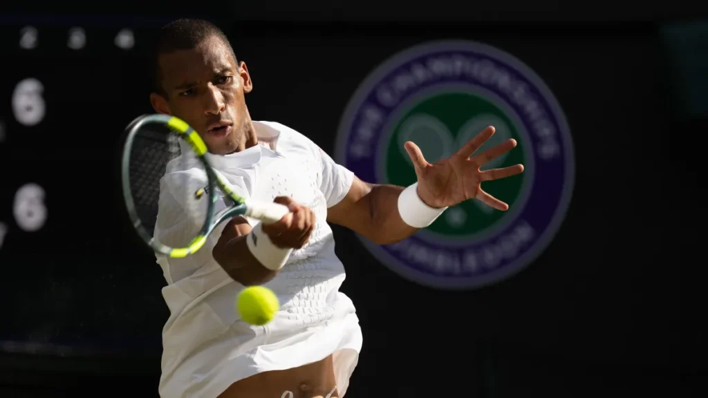 Felix Auger-Aliassime reacts to insane ‘best point I’ve ever played’ ahead of Novak Djokovic Wimbledon clash