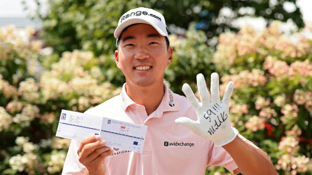 Michael Kim shoots 16th sub-60 round in PGA Tour history at 3M Open Michael Kim shoots 16th sub-60 round in PGA Tour history at 3M Open