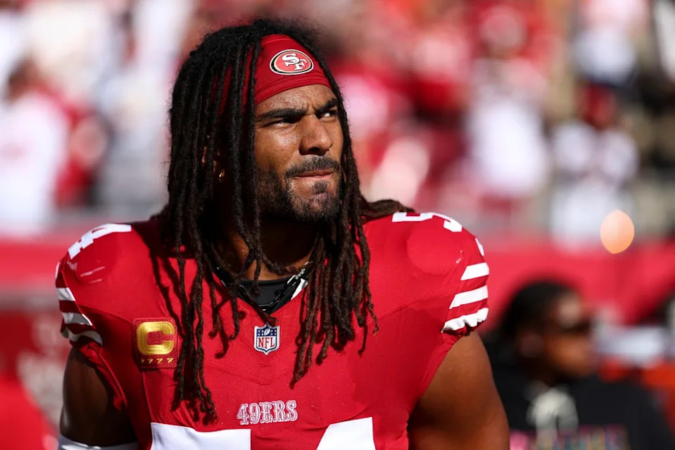 49ers linebacker Fred Warner said he learned about the accident from his wife, who heard from the coach’s wife. Getty Images