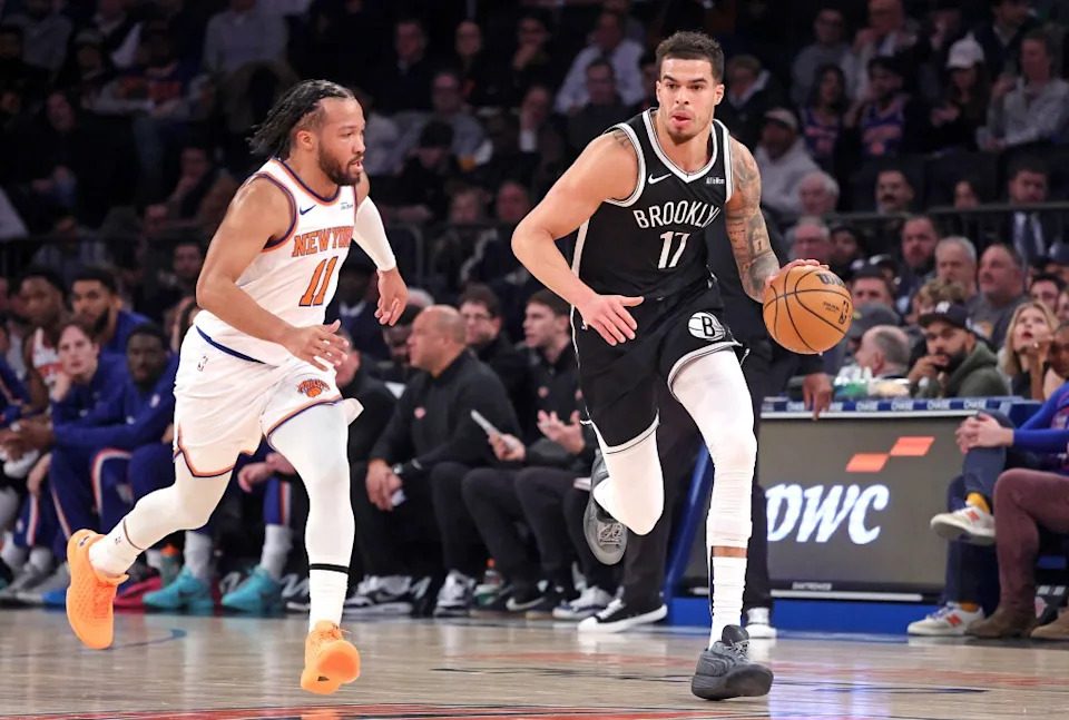 Michael Porter Jr. (right) averaged more than 24 points for the Nets last season. Charles Wenzelberg / New York Post
