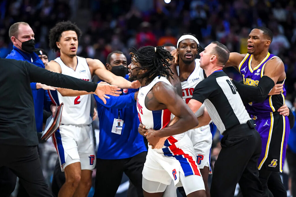 LeBron James reminisces about 2021 fight, ejection with Isaiah Stewart