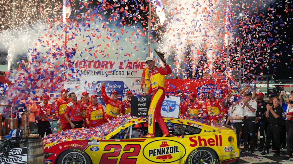 Joey Logano hopes win at North Wilkesboro propels him back into hunt for fourth Cup Series championship Joey Logano hopes win at North Wilkesboro propels him back into hunt for fourth Cup Series championship
