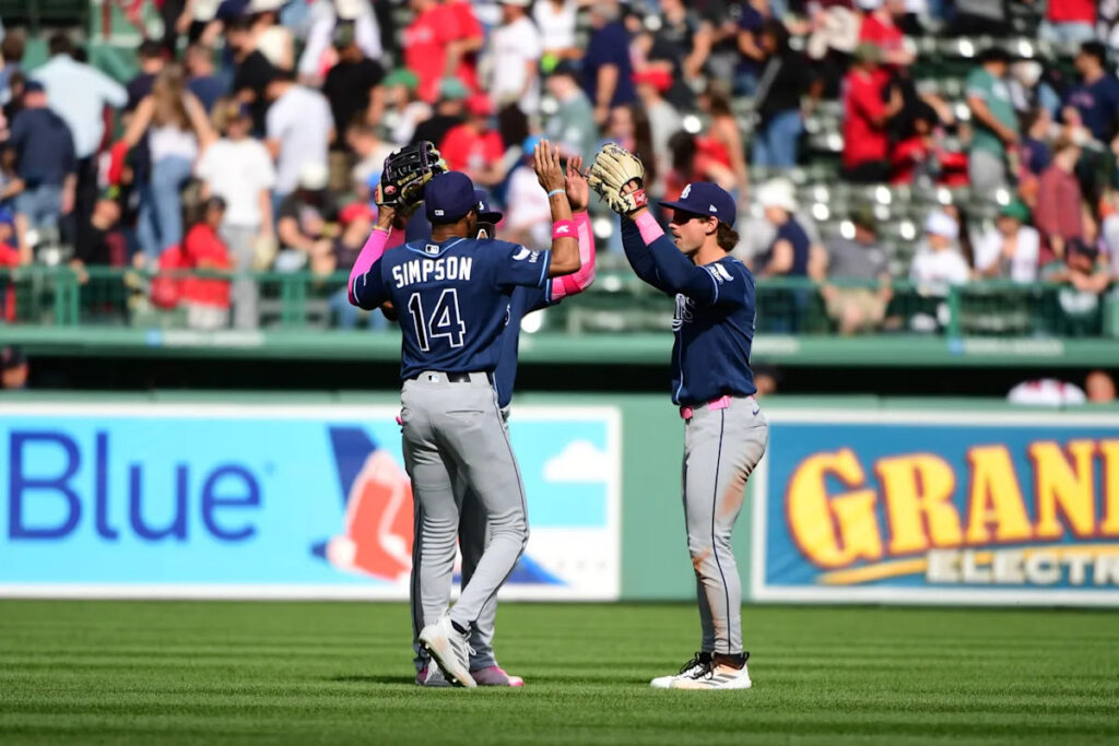 Rays Outfield Defense: Run first, ask questions later