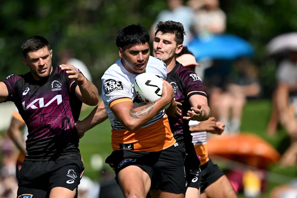 Seahawks hold tryout with Australia’s tallest National Rugby League player