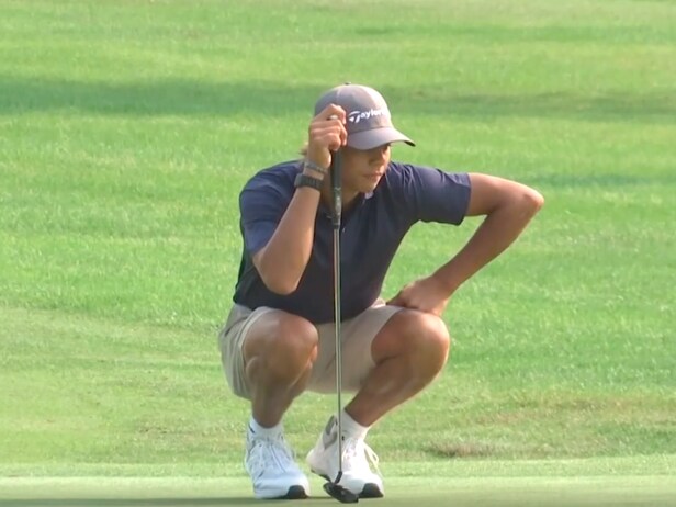 Charlie Woods struggles at U.S. Amateur qualifying Charlie Woods struggles at U.S. Amateur qualifying