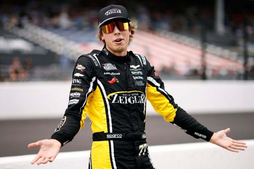 Carson Hocevar’s celebration if he wins the Brickyard 400? “Roger Penske would kill me…”