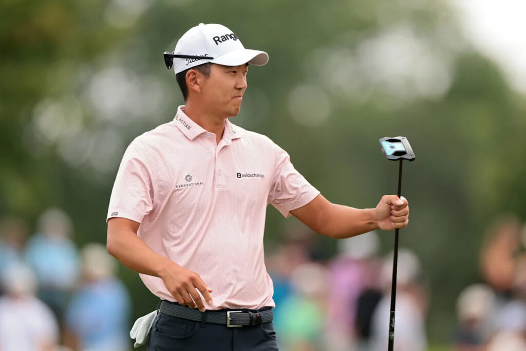 The TaylorMade putter Michael Kim used to shoot a 59