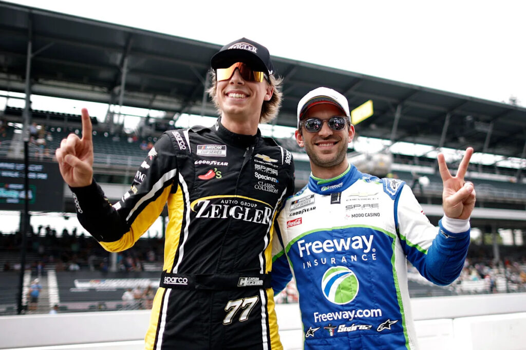 NASCAR Cup Brickyard 400 starting lineup: Carson Hocevar earns pole in Spire 1-2 NASCAR Cup Brickyard 400 starting lineup: Carson Hocevar earns pole in Spire 1-2