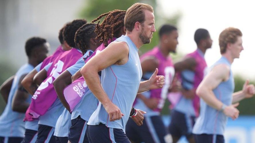 England’s Guehi, Rice & James all train before Norway game England’s Guehi, Rice & James all train before Norway game