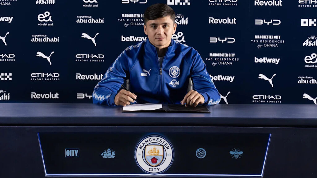 ‘I have a new challenge now’ – Khusanov pens new Man City deal ‘I have a new challenge now’ – Khusanov pens new Man City deal