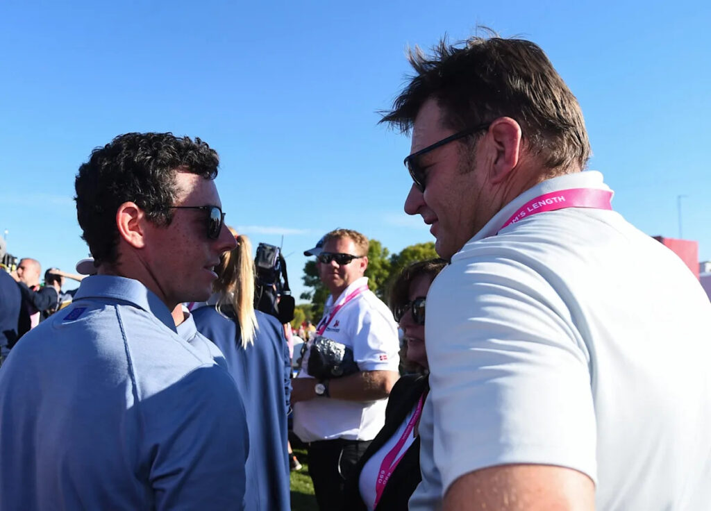 Rory McIlroy agrees with Nick Faldo’s solution to stop professional golfers hitting the ball too far Rory McIlroy agrees with Nick Faldo’s solution to stop professional golfers hitting the ball too far