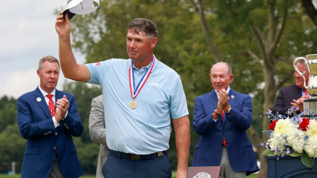 Padraig Harrington rolls to third U.S. Senior Open title, tying record Padraig Harrington rolls to third U.S. Senior Open title, tying record