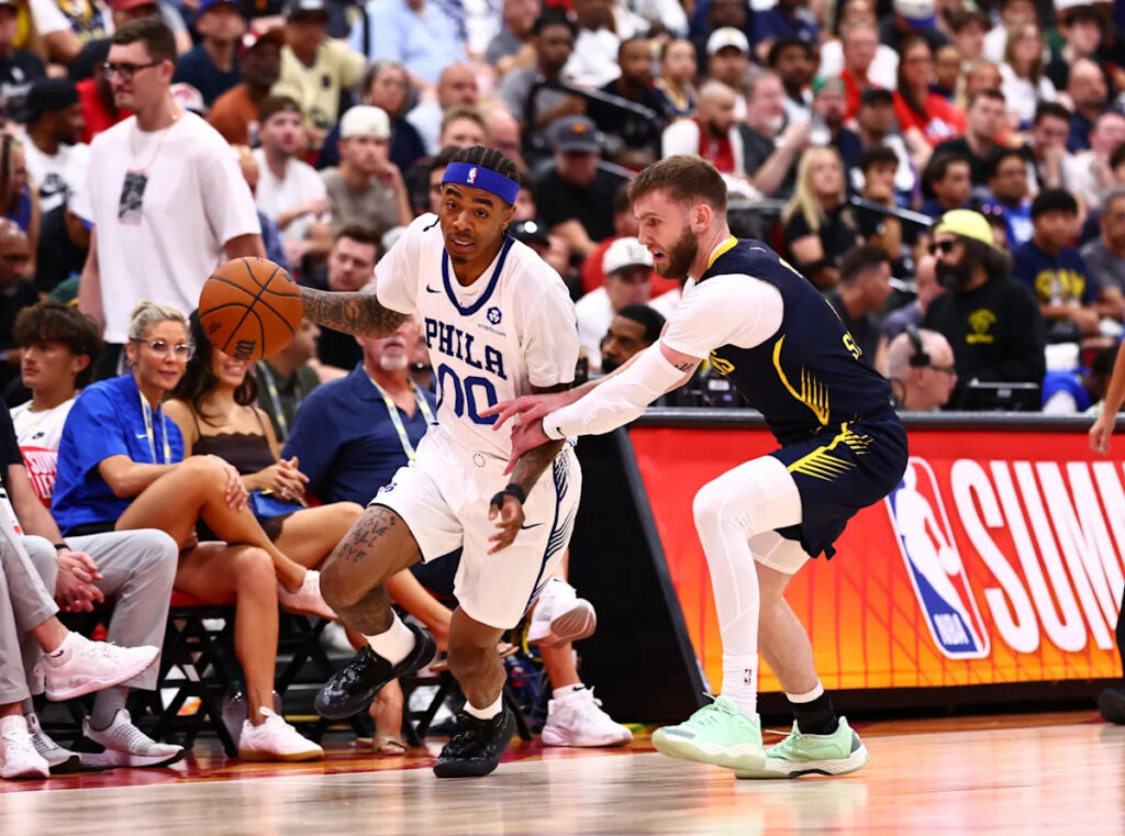 Philon, Broome stand out again as Summer Sixers hang on to beat Pacers in OT