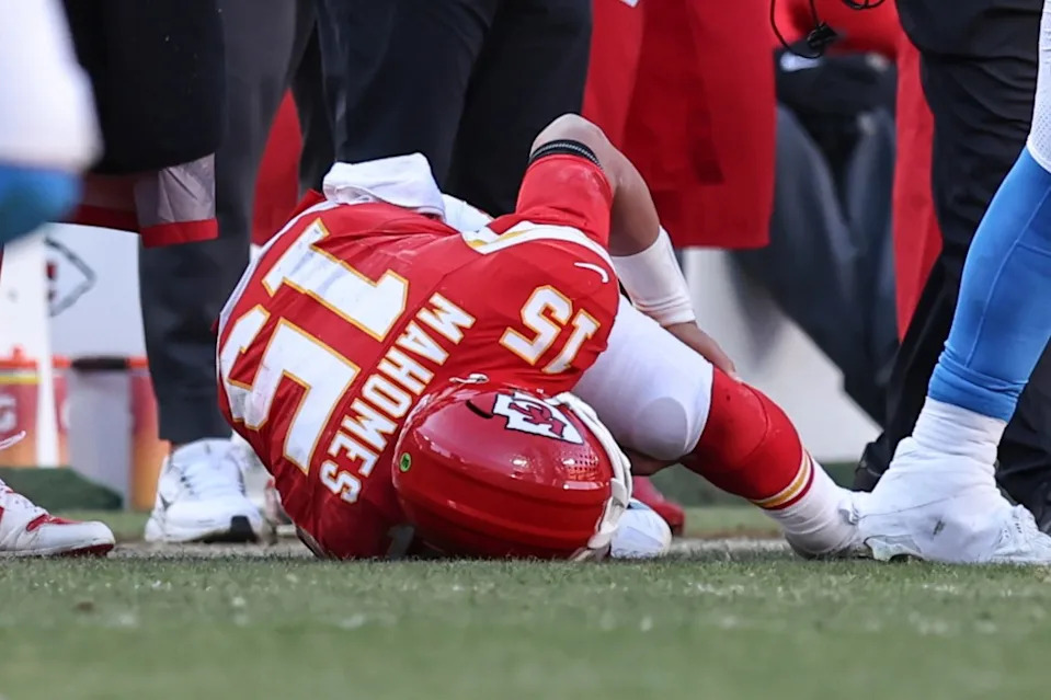 Patrick Mahomes tore his ACL and LCL in a game against the Chargers on December 14, 2025, opting for season-ending surgery the next day. Icon Sportswire via Getty Images