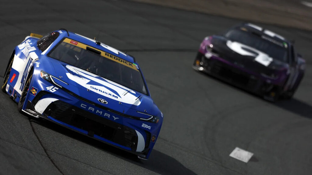 Tyler Reddick and Alex Bowman Collide During Green-Flag Pit Stops at North Wilkesboro Tyler Reddick and Alex Bowman Collide During Green-Flag Pit Stops at North Wilkesboro