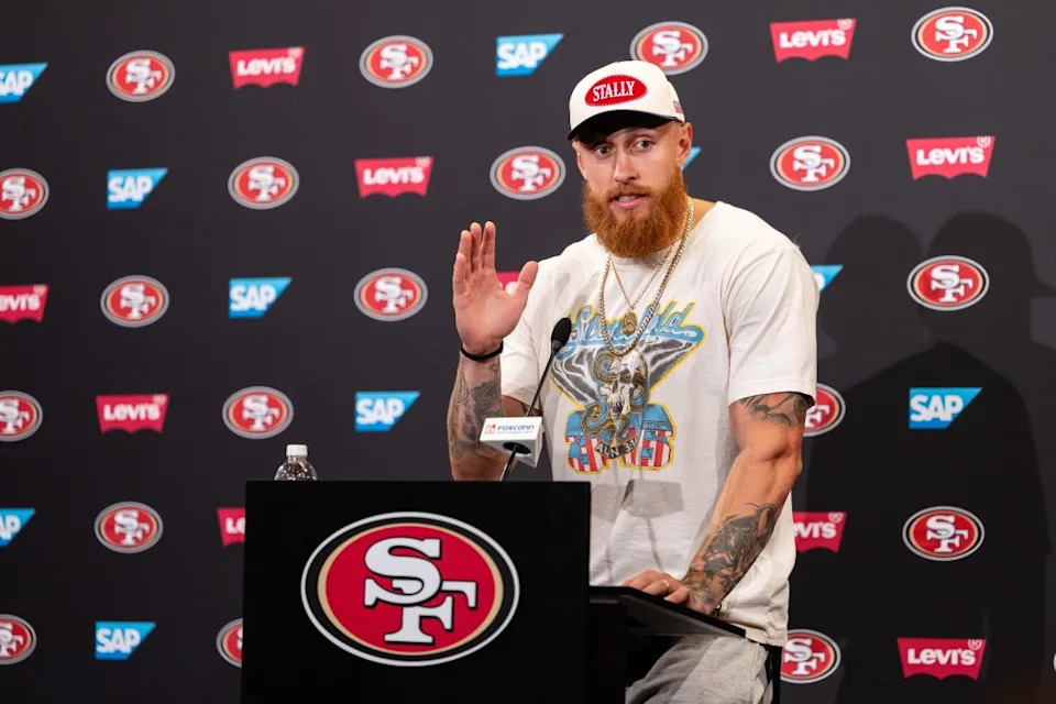 Kittle wants the NFL to use grass fields at its stadiums. Icon Sportswire via Getty Images