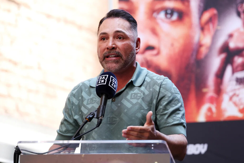 Oscar De La Hoya says he’s reconciled ‘once again’ with Ryan Garcia, blasts Zuffa Boxing for ‘petty’ tactics