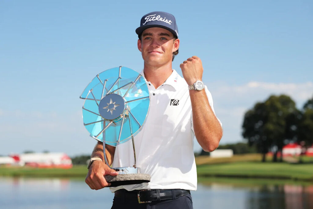 Jackson Koivun is a PGA Tour winner in three starts and needs time to see where he goes