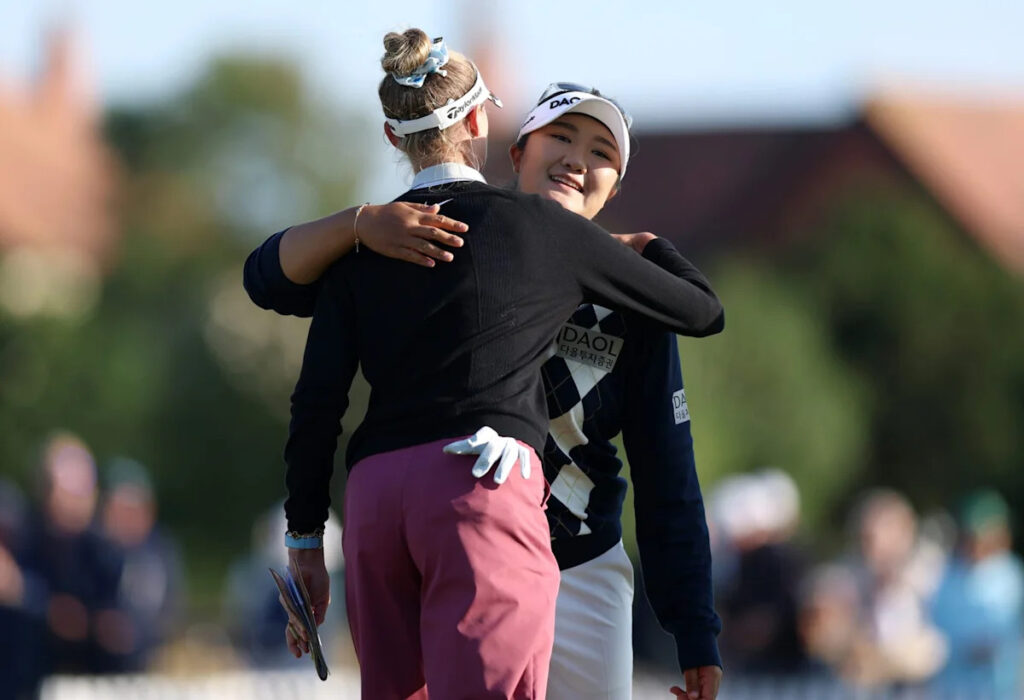 Nelly Korda admits what it was really like to play with Lydia Ko and Haeran Ryu at the Women’s Open
