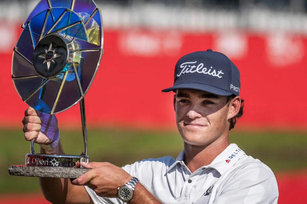 Jackson Koivun reveals what Steph Curry told him in phone call after he won on the PGA Tour for the first time
