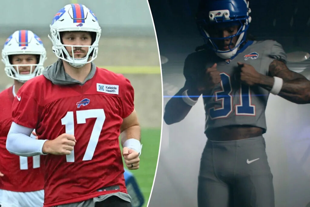 Josh Allen implores everyone to ‘stop hating’ on alternate Bills jerseys Josh Allen implores everyone to ‘stop hating’ on alternate Bills jerseys