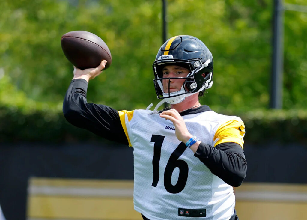Drew Allar is finding purpose in every snap at training camp Drew Allar is finding purpose in every snap at training camp