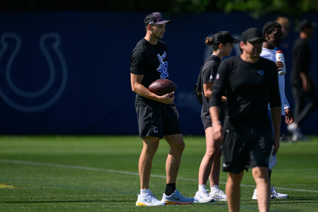Colts GM Chris Ballard provides encouraging injury update on standout wideout