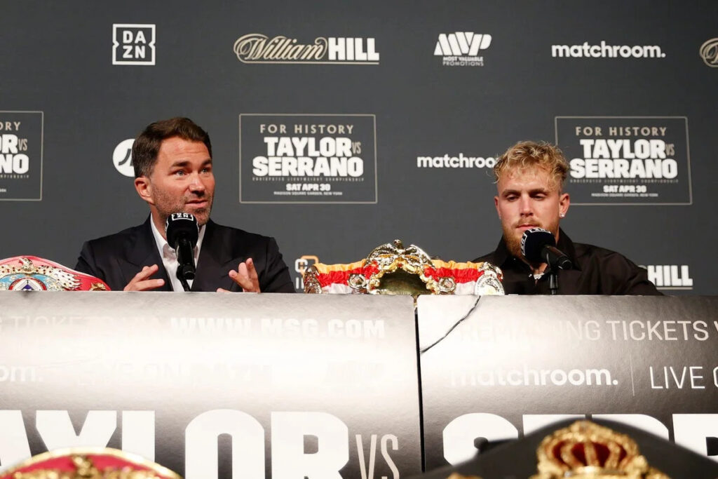Jake Paul and Eddie Hearn in surprise team-up: ‘Not many would’ve seen this coming’