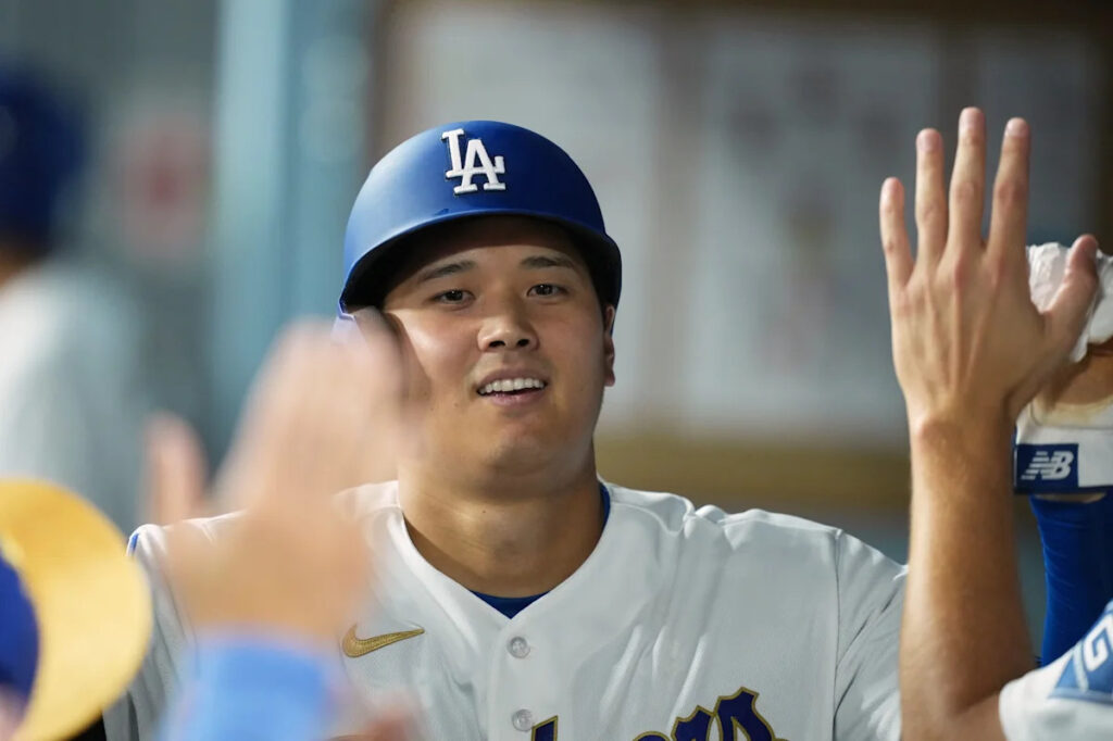 Shohei Ohtani out of Los Angeles Dodgers’ lineup vs. Seattle Mariners