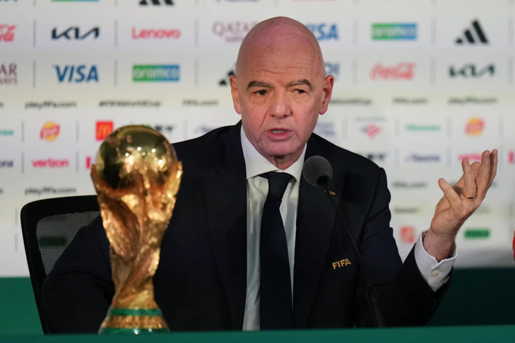 FIFA issues ‘clarification’ statement after UEFA and Concacaf announce opposition to partial sale of World Cup