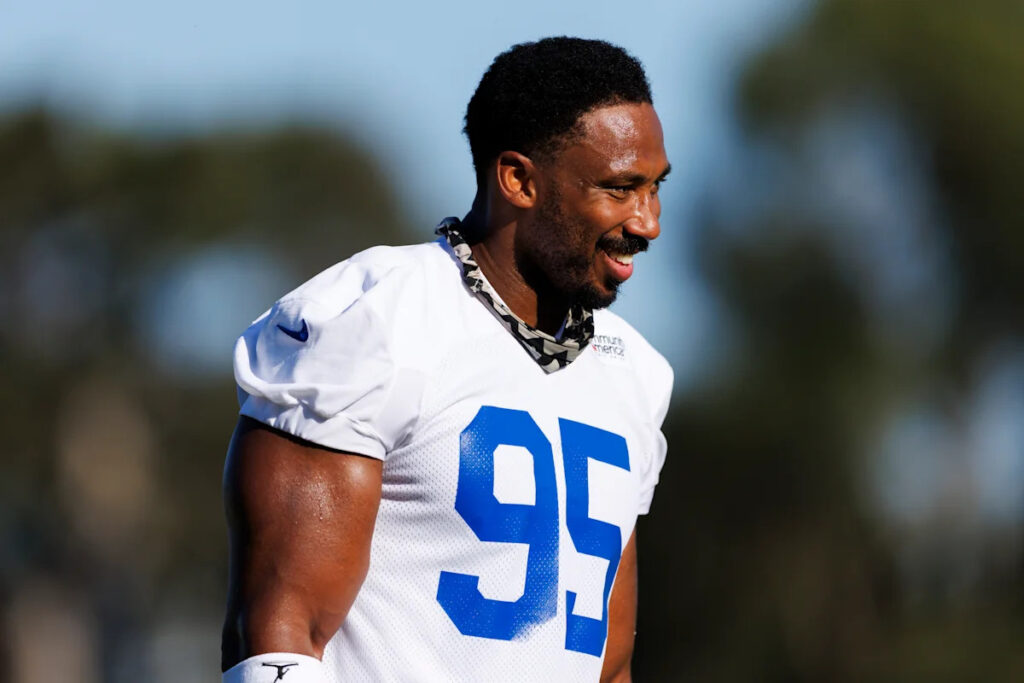 Myles Garrett on possibly playing with Aaron Donald: ‘I think we can do great things’ Myles Garrett on possibly playing with Aaron Donald: ‘I think we can do great things’