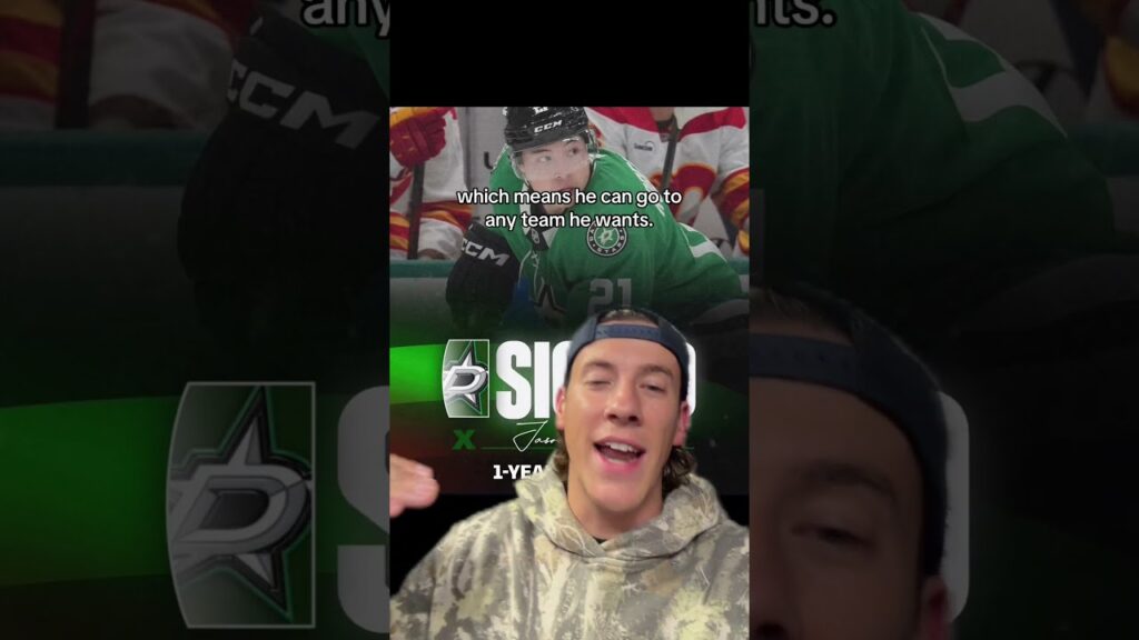 Robertson signs! #nhlhockey #nhl #hockey #sports #puck #game #icehockey #hockeylife #fun #nhlnews