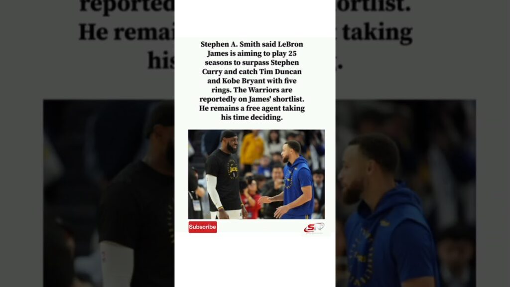 Smith: LeBron Eyes 25 Seasons#shorts #viral #foryou #news