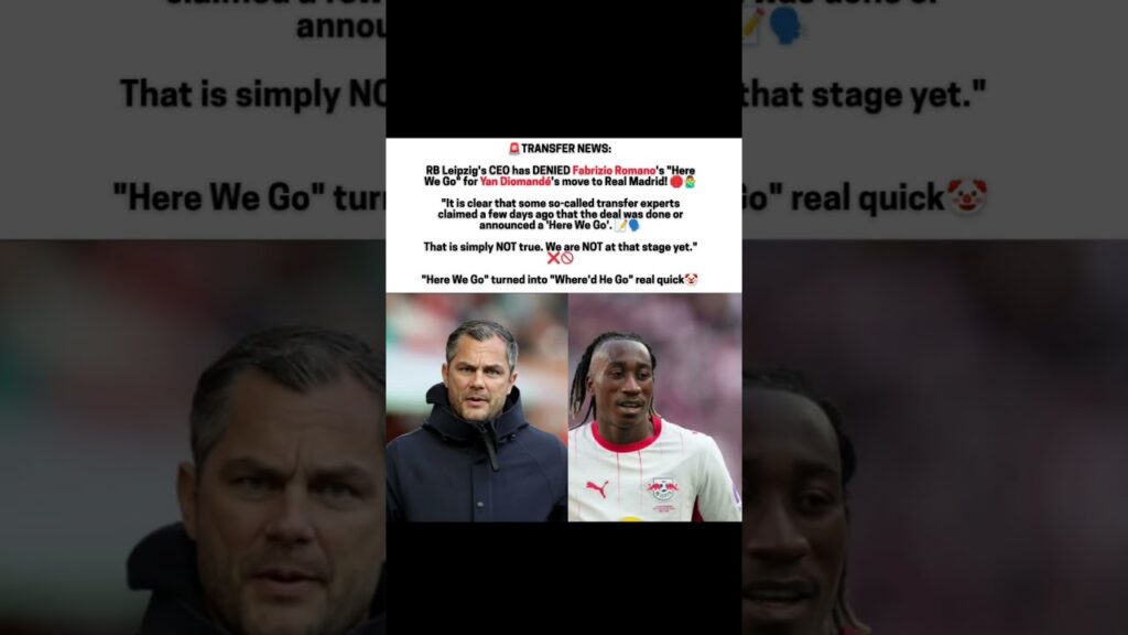 Yan Diamonde RB Leipzig Transfer News Real Madrid Fabrizio Romano Shocked #laliga