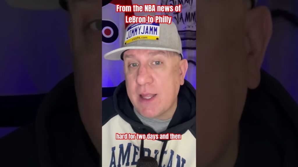 From the nba news vid LeBron to Philly #nba #nba2k #lebronjames #philadelphia76ers #
