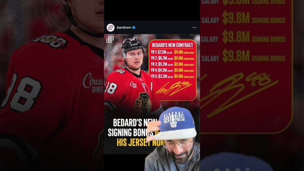 Some Hockey news! Great career, great money… can’t wait to see what Bedard does next