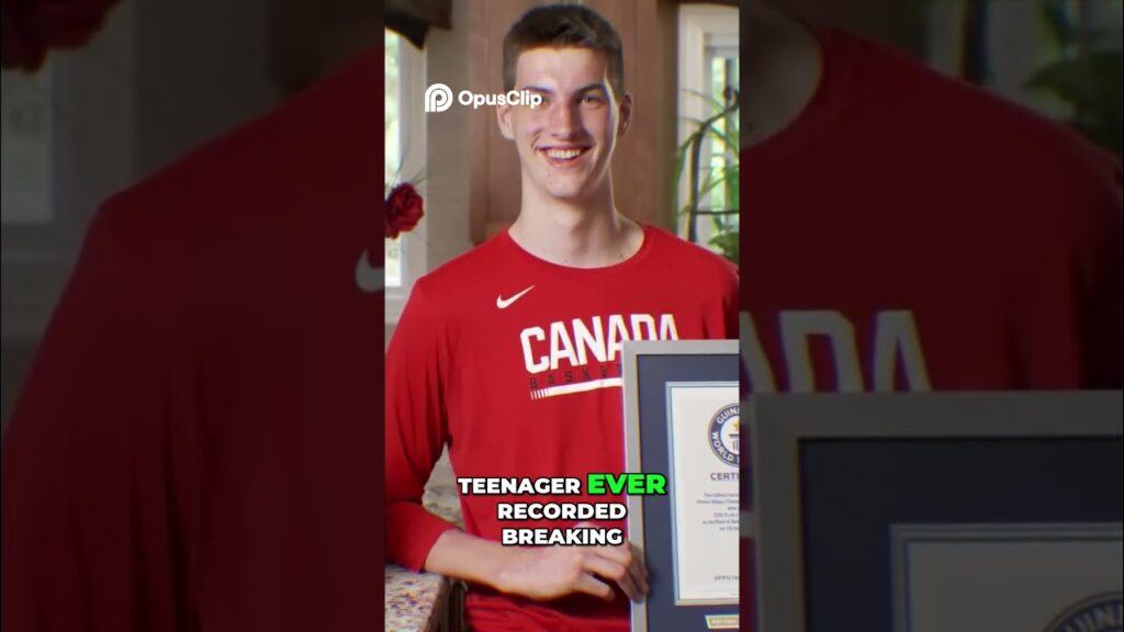 World’s Tallest Teenager  Olivier Rioux’s INSANE Records#shorts#news #baseball #nba