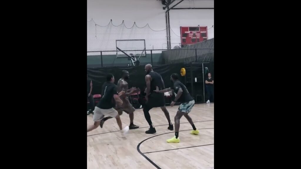 Bron, Tyrese and Jaylen were gettin’ some summer work in #nba #sixers #lebronjames #espn #fyp