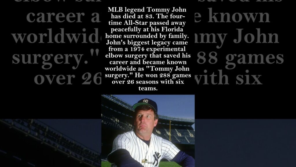 MLB Legend Tommy John Dead at 83 | His Name Lives On in Iconic Surgery