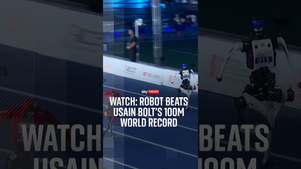 Watch: Robot beats Usain Bolt’s 100m world record