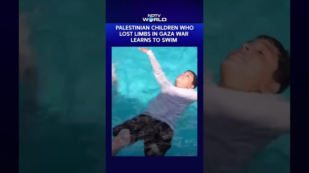 Gaza: Children Who Lost Limbs In War Find Hope Through Swimming Lessons