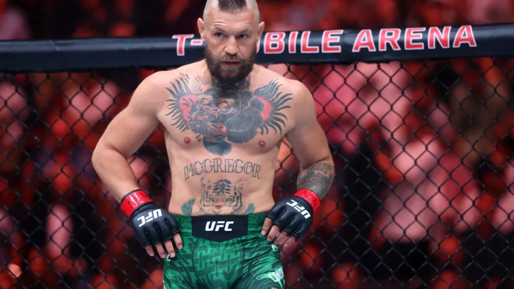What happened to Conor McGregor? UFC 329 ends abruptly as 37-year-old appears to blow out knee vs. Max Holloway