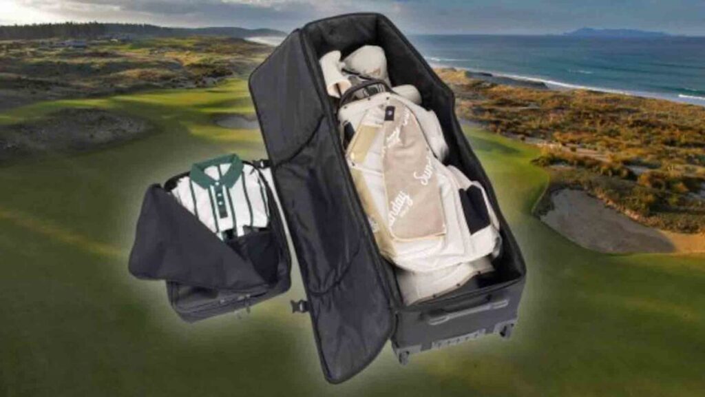 This travel golf bag with a detachable packing cube is a game changer This travel golf bag with a detachable packing cube is a game changer