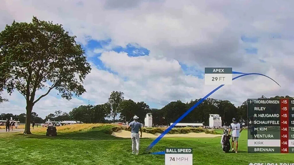 Tour winner hits a shank. Then comes a WILD hot mic and 2 rules talks