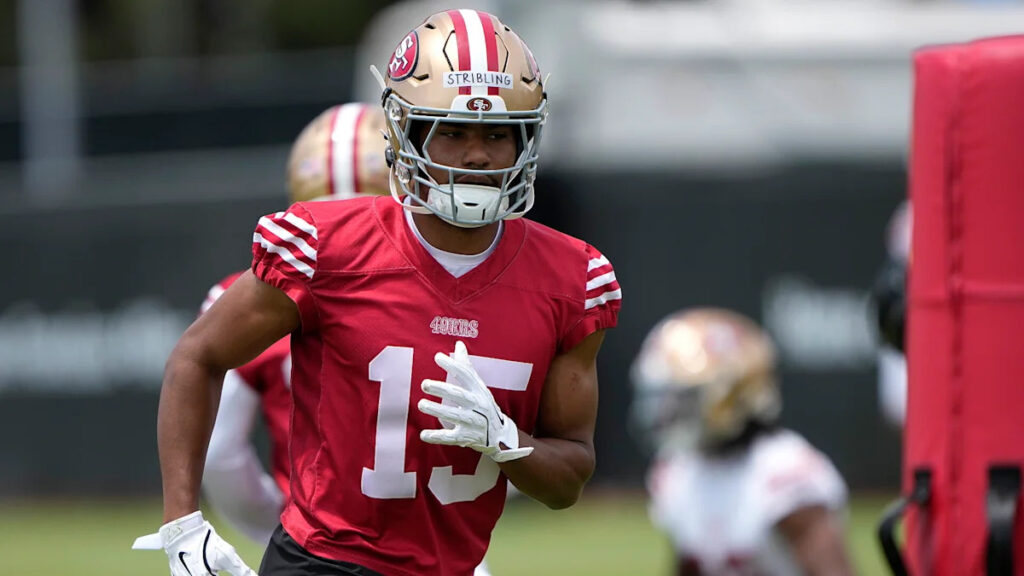 49ers rookie WR De’Zhaun Stribling out of practice with hamstring tightness