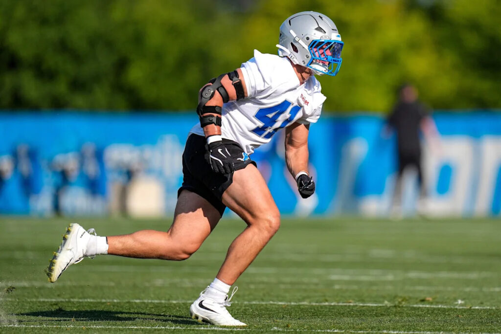 Lions rookie Jimmy Rolder out ‘a while’ with training camp injury